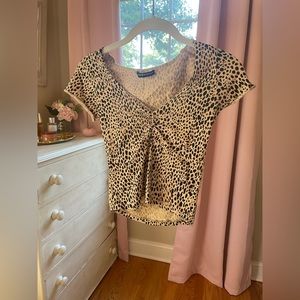 Leopard Print Top